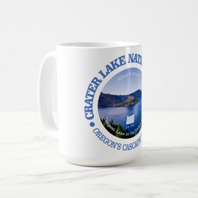 Crater Lake National Park Coffee Mug (Front Left)