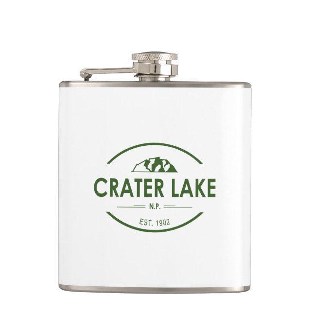 Crater Lake National Park Flask (Front)