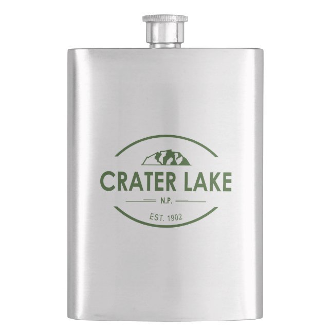 Crater Lake National Park Flask (Front)