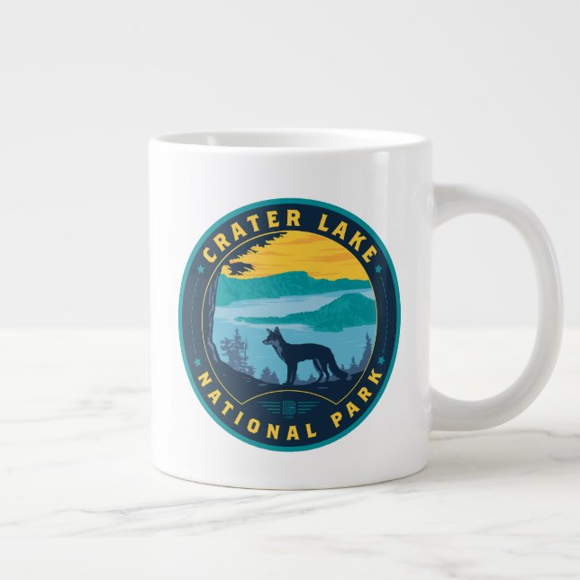 Crater Lake National Park Giant Coffee Mug (Right)