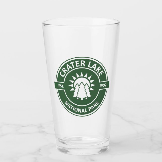 Crater Lake National Park Glass (Front)
