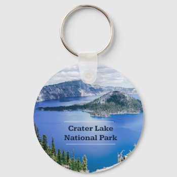 Crater Lake National Park Keychain by YellowSnail at Zazzle