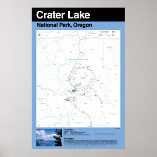 Crater Lake National Park Large Poster
