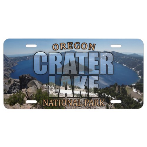 Crater Lake National Park License Plate