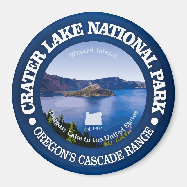 Crater Lake National Park Magnet (Front)