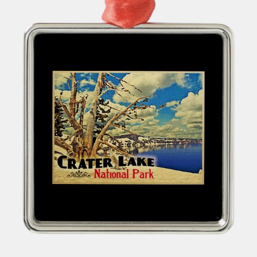 Crater Lake National Park Metal Ornament