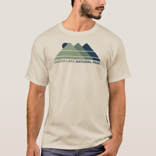 Crater Lake National Park Mountain Sun T_Shirt