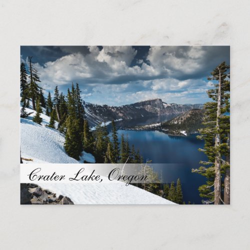 Crater Lake National Park Oregon Landscape Photo Postcard