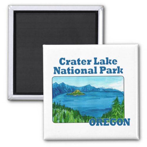 Crater Lake National Park Oregon Magnet