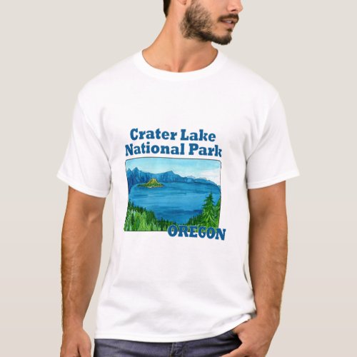 Crater Lake National Park Oregon T_Shirt