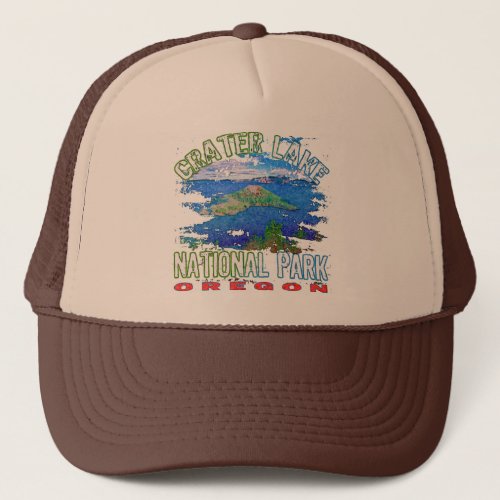 Crater Lake National Park Oregon Trucker Hat