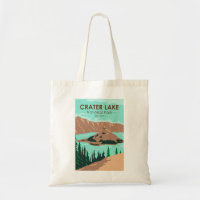  Crater Lake National Park Oregon Vintage 