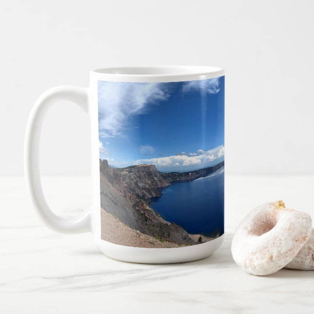Crater Lake National Park Photo Coffee Mug (With Donut)
