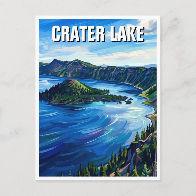 Crater Lake National Park Postcard (Front)