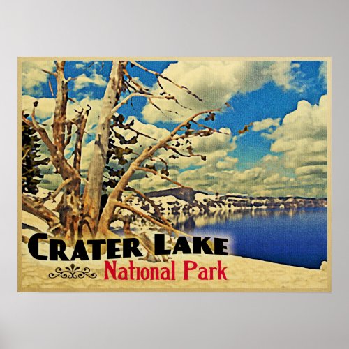 Crater Lake National Park Poster