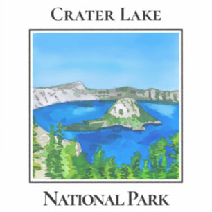 Crater Lake National Park Sticker