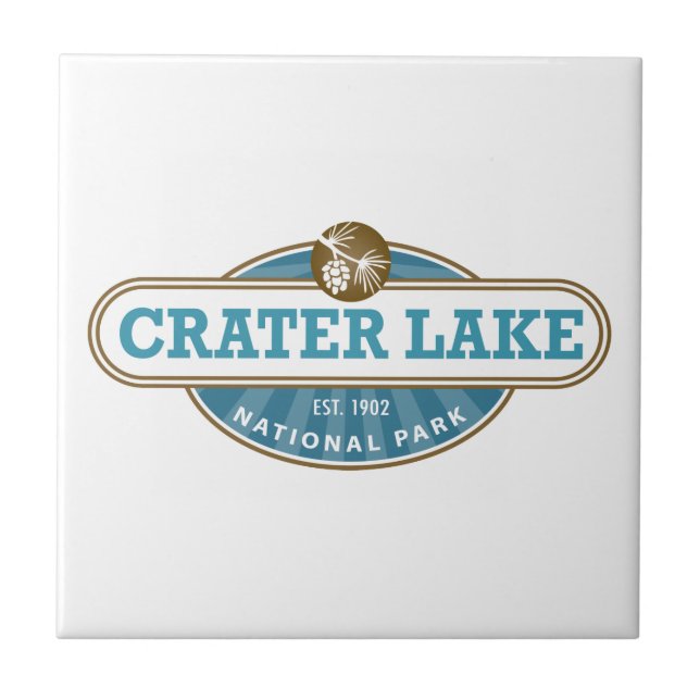 Crater Lake National Park Tile (Front)