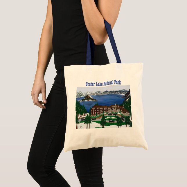 Crater Lake National Park Tote Bag (Front (Product))