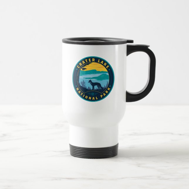 Crater Lake National Park Travel Mug (Right)