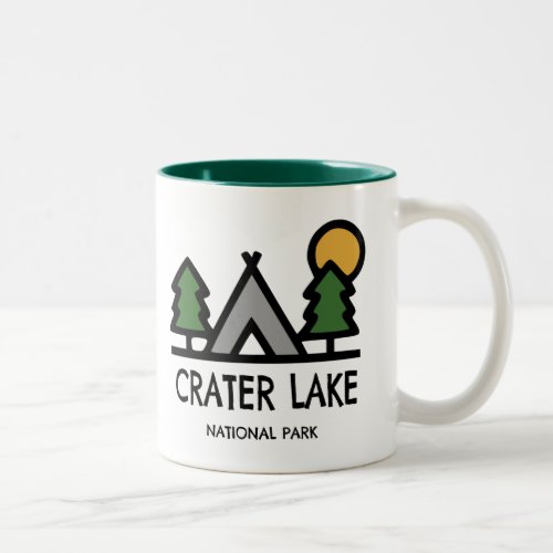 Crater Lake National Park Two_Tone Coffee Mug