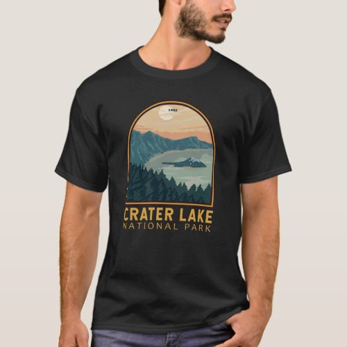 Crater Lake National Park Vintage Emblem T_Shirt