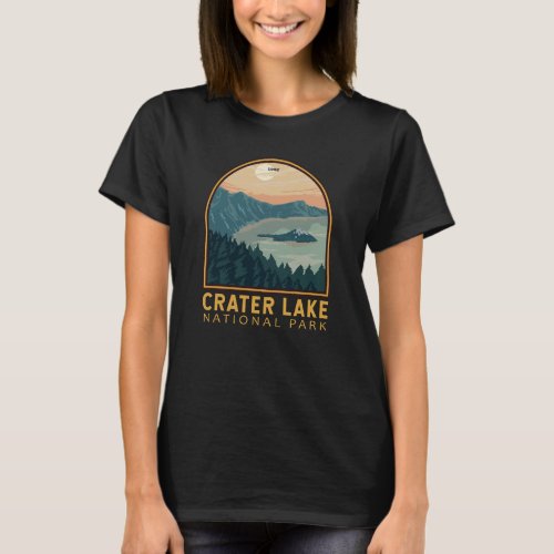 Crater Lake National Park Vintage Emblem T_Shirt
