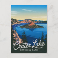 Crater Lake National Park Vintage