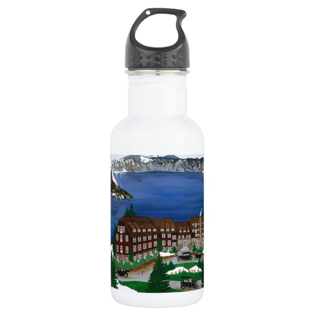 Crater Lake National Park Water Bottle (Front)
