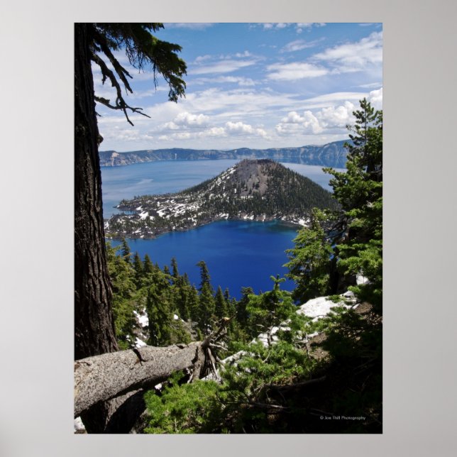 Crater Lake National Park - Wizard Island Poster (Front)