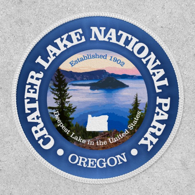 Crater Lake NP (rd)2 Patch (Front)