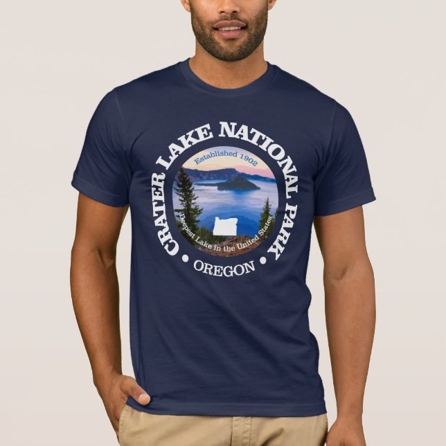 Crater Lake NP (rd)2 T-Shirt (Front)