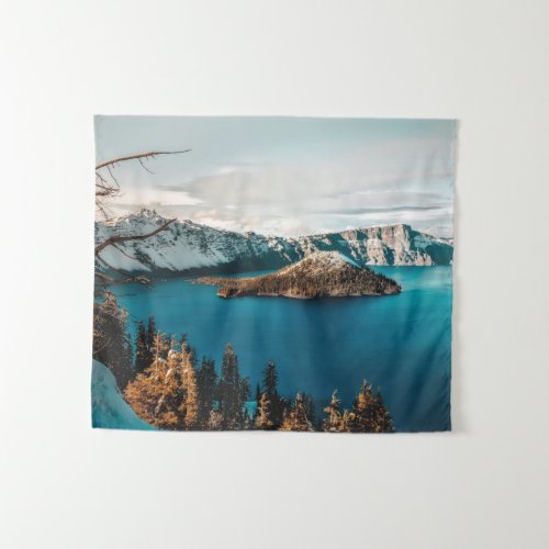 Crater Lake of Southern Oregon  Tapestry