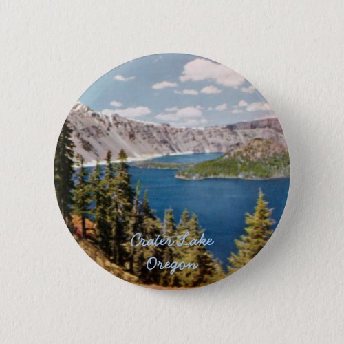 Crater Lake Oregon Button