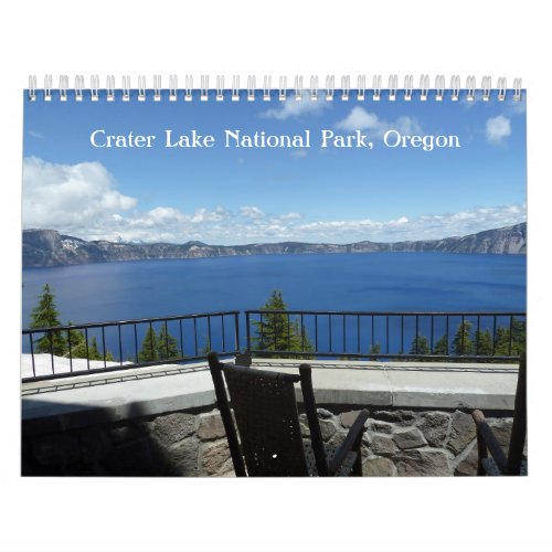 Crater Lake Oregon Calendar