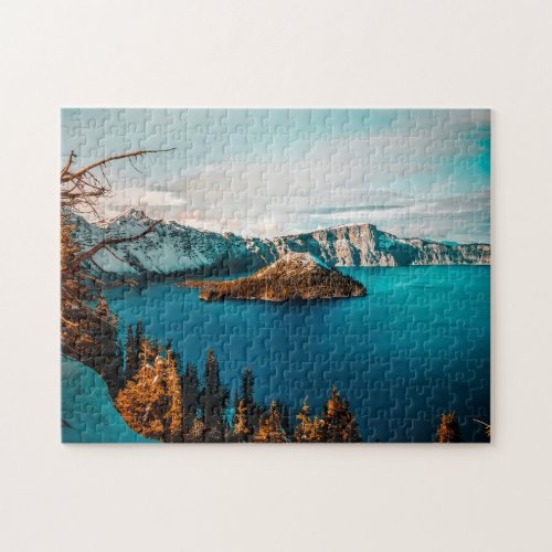 Crater Lake Oregon Jigsaw Puzzle