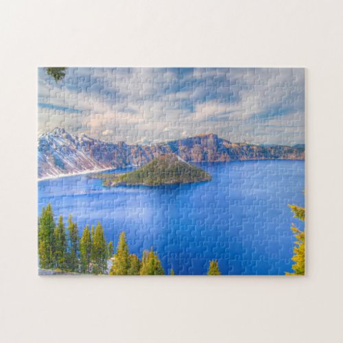 Crater Lake Oregon Jigsaw Puzzle