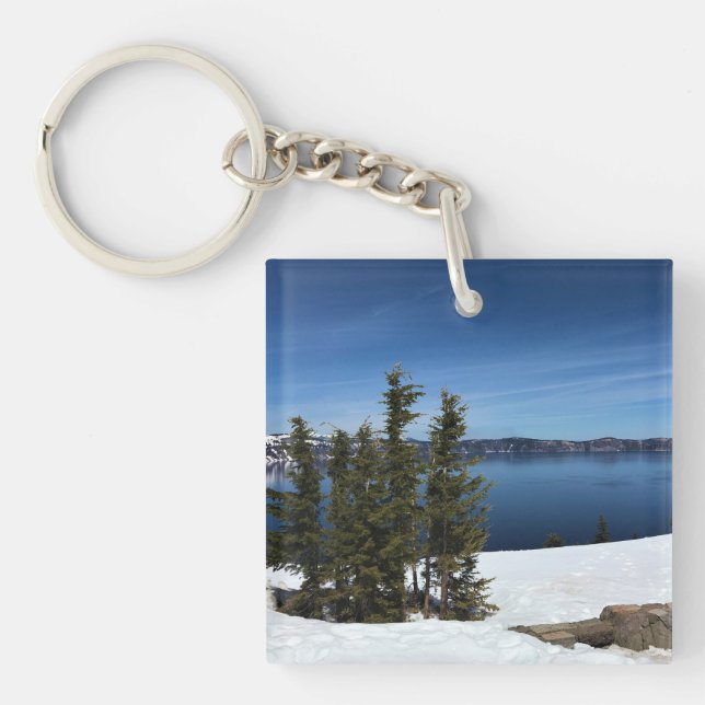 Crater Lake, Oregon Keychain (Front)