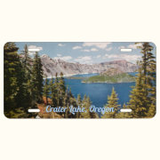 Crater Lake Oregon License Plate