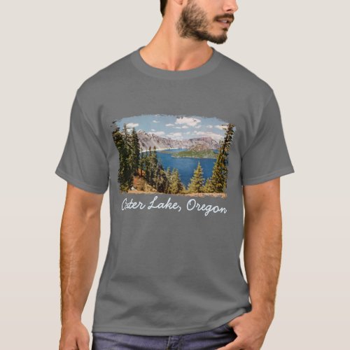 Crater Lake Oregon Mens Shirt