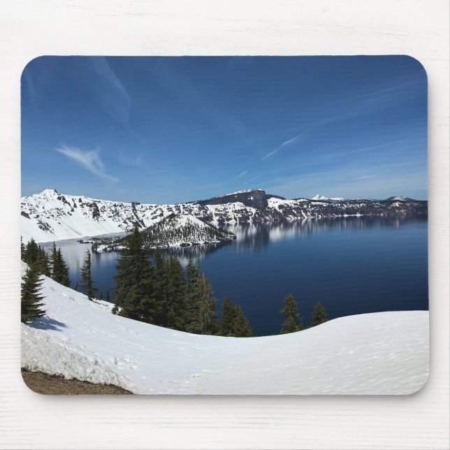 Crater Lake, Oregon Mouse Pad (Front)