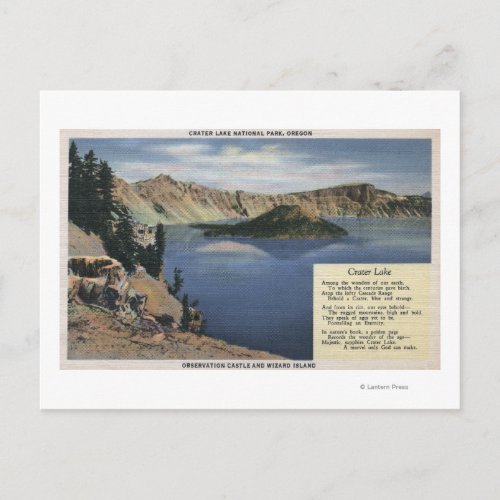 Crater Lake Oregon _ Observation Postcard