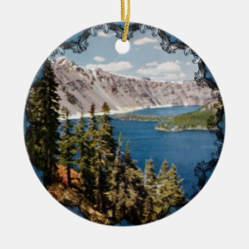 Crater Lake Oregon Ornament