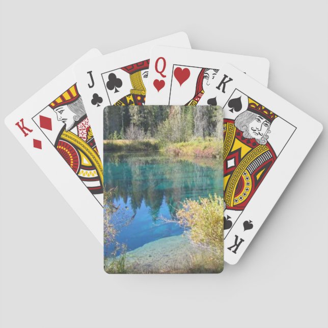 Crater Lake Oregon Poker Cards (Back)