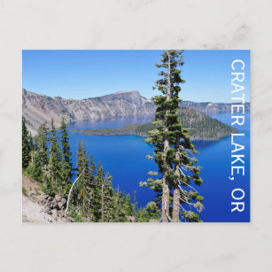Oregon 3D Lenticular Postcard Greeting Card Crater Lake 