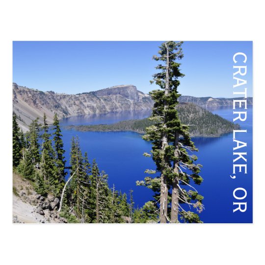 Crater Lake, Oregon Postcard | Zazzle.com