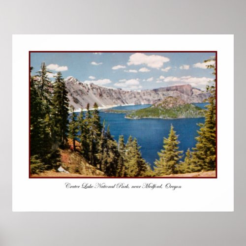 Crater Lake Oregon Poster