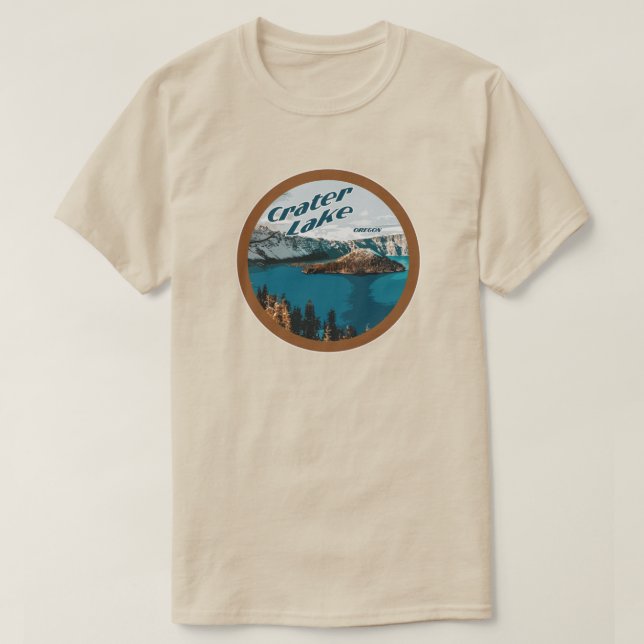 Crater Lake - Oregon T-Shirt (Design Front)
