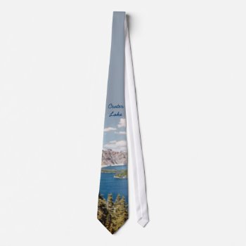 Crater Lake Oregon Tie by vintageamerican at Zazzle