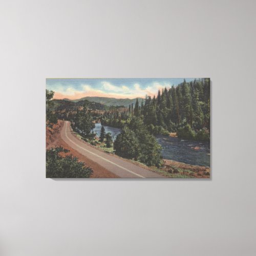 Crater Lake Oregon _ Upper Rogue Canvas Print