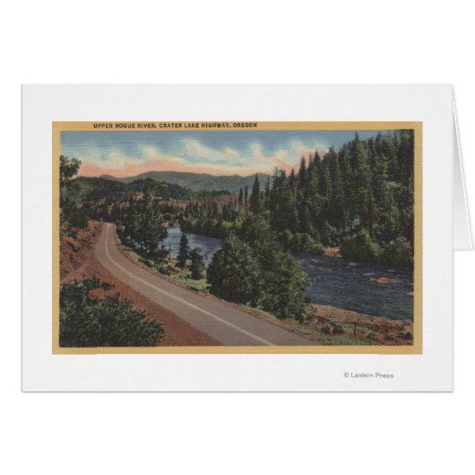 Crater Lake, Oregon - Upper Rogue Cards (Front Horizontal)